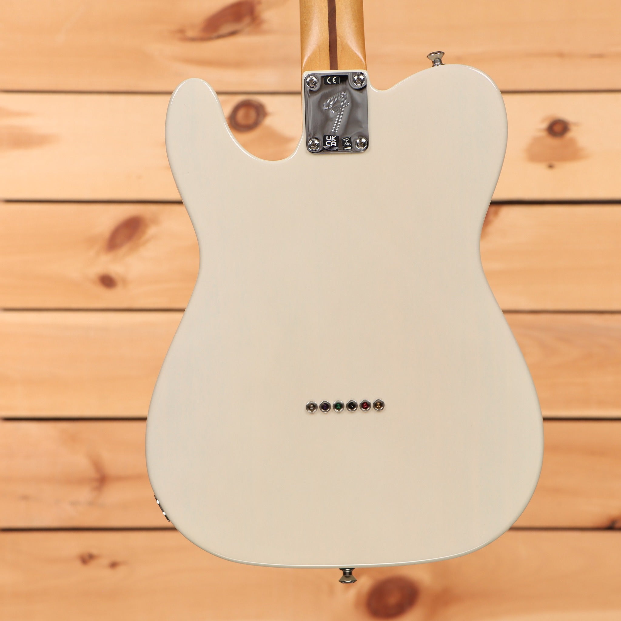 Fender Gold Foil Telecaster electric guitar White Blonde finish with bolt-on maple neck and chrome neck plate
