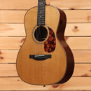 Boucher HG-56-M acoustic guitar Natural with spruce top, herringbone binding, and tortoiseshell pickguard