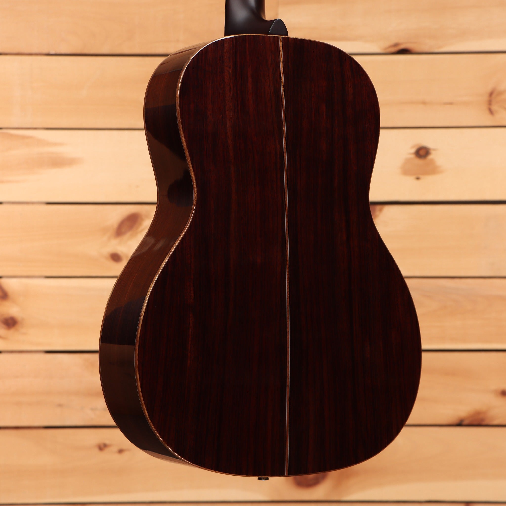 Boucher HG-56-M natural acoustic guitar parlor body with Indian rosewood back and sides