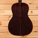 Boucher HG-56-M acoustic guitar Natural finish with figured rosewood back showing dramatic grain pattern
