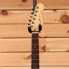 Fender American Deluxe Stratocaster HSS electric guitar Montego Black with maple neck and rosewood fretboard
