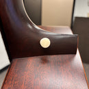 Martin D-15M Streetmaster acoustic dreadnought guitar Mahogany Burst with strap button detail on all-mahogany body