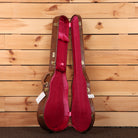 Gibson 1959 Les Paul Standard Reissue hardshell guitar case brown exterior red velvet interior gold hardware latches