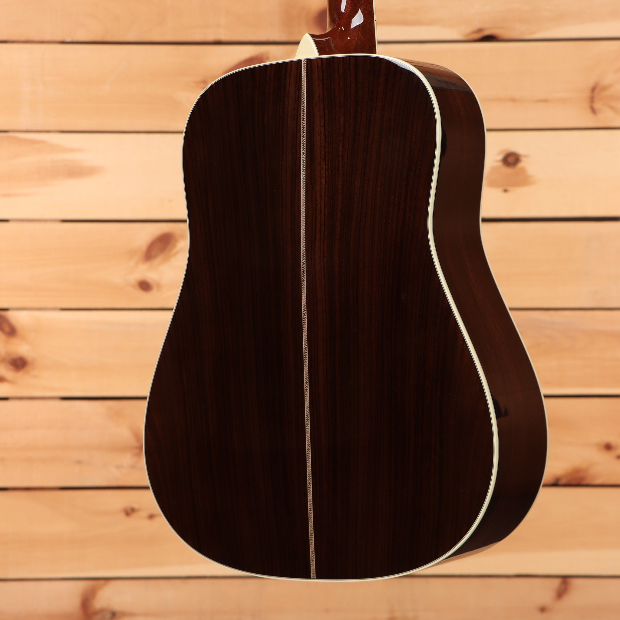 Martin D-42 dreadnought acoustic guitar Natural with rosewood back and sides and white binding