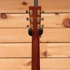 Martin D-42 dreadnought acoustic guitar Natural finish mahogany neck with gold Waverly tuners rear headstock view