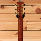 Martin D-41 dreadnought acoustic guitar Natural finish mahogany neck with gold Grover tuners rear headstock view