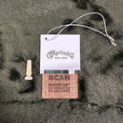 Martin D-28 Billy Strings Natural acoustic guitar hang tag with CF Martin & Co Est 1833 branding and bone end pin