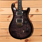 PRS Wood Library Custom 24-08 electric guitar Purple Mist with flamed maple top and dual humbuckers gold hardware