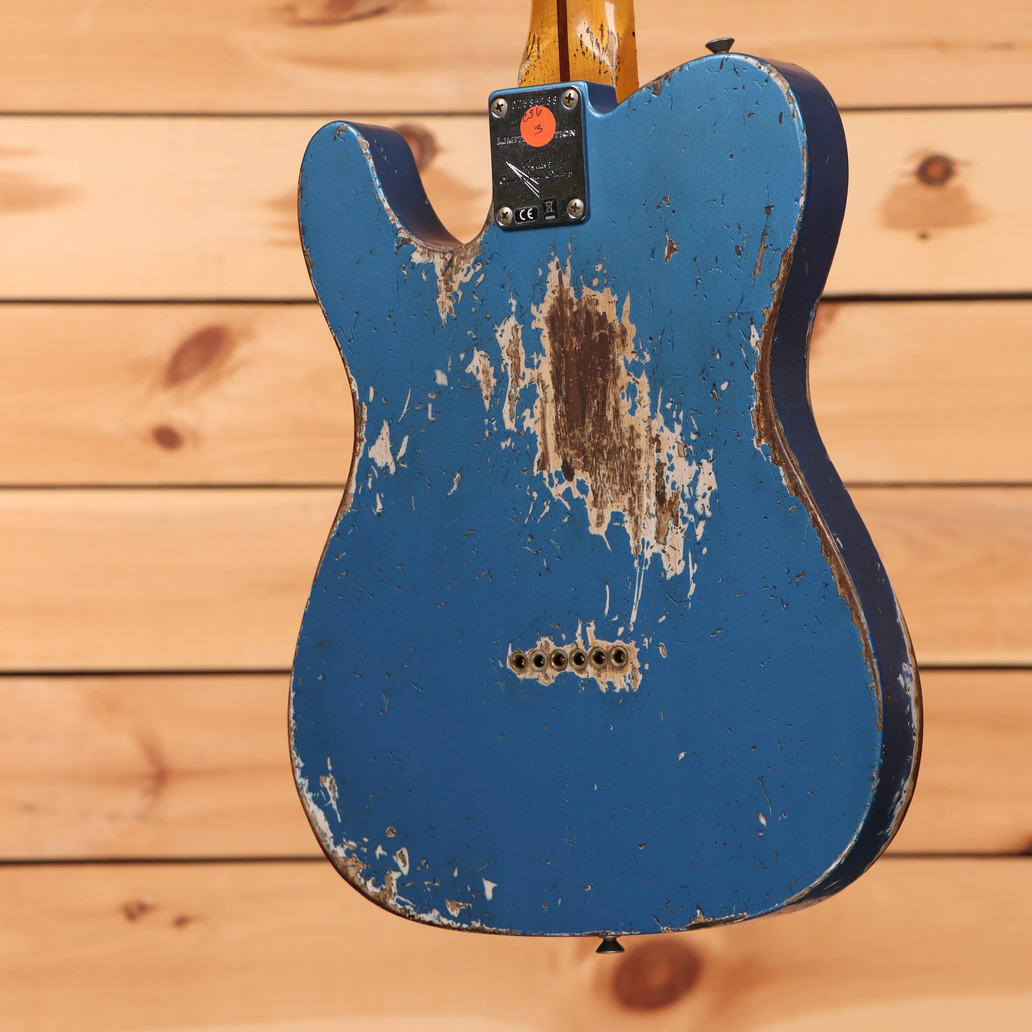 Fender Custom Shop Limited 1957 Telecaster electric guitar Aged Lake Placid Blue Super Heavy Relic worn finish maple neck