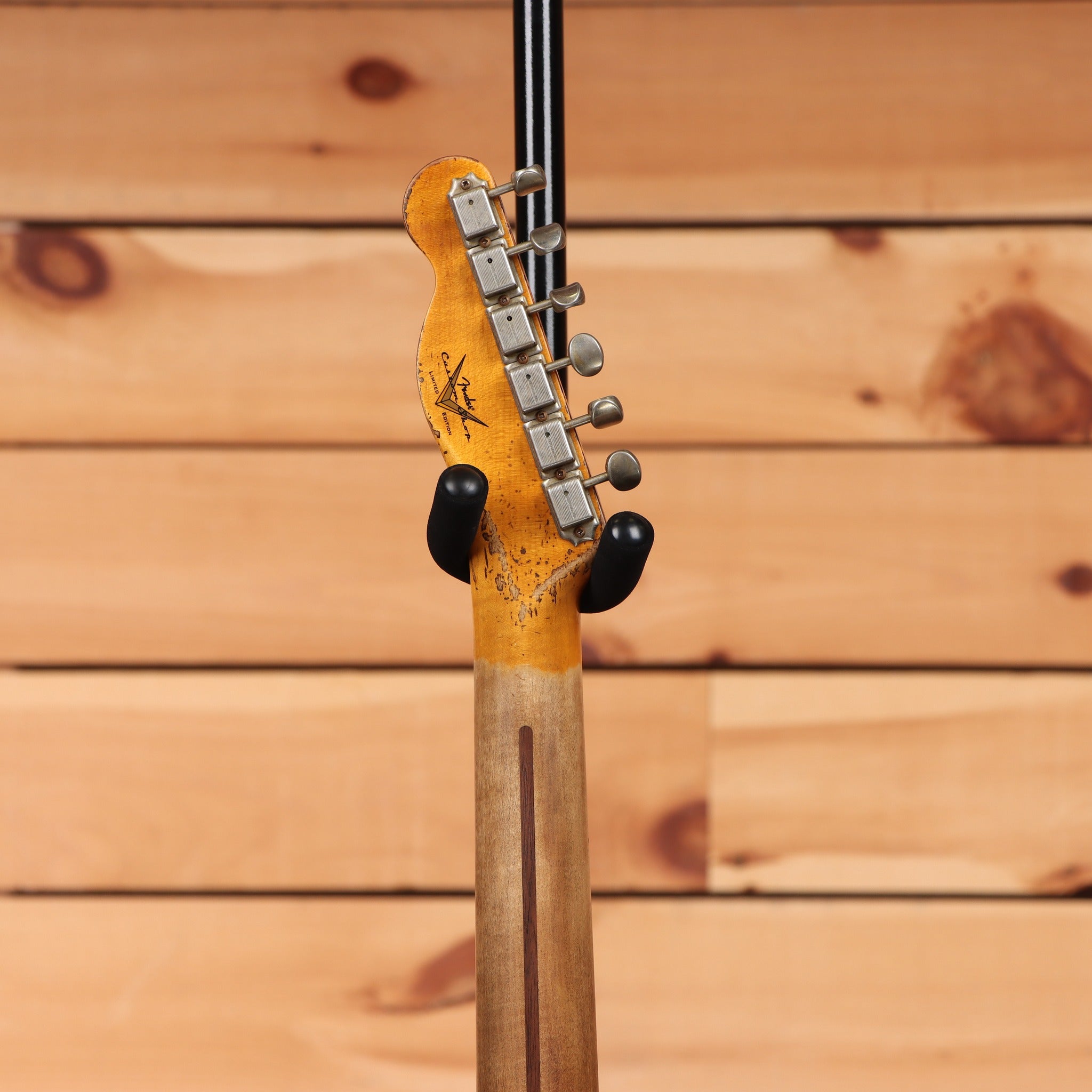 Fender Custom Shop 1957 Telecaster Super Heavy Relic electric guitar Aged Lake Placid Blue with aged tuners