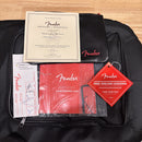 Fender 75th Anniversary Player II Sparkle Telecaster Diamond Dust certificate of authenticity and accessories