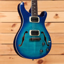 PRS SE Hollowbody I Piezo semi-hollow electric guitar Lake Blue burst flamed maple top with dual humbuckers