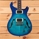 PRS SE Hollowbody I Piezo semi-hollow electric guitar Lake Blue with flamed maple top and dual humbuckers