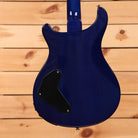PRS SE Hollowbody I Piezo electric guitar Lake Blue rear view with black control cavity cover