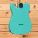 Fender 75th Anniversary Player II Telecaster electric guitar Seafoam Green with silver neckplate and maple neck