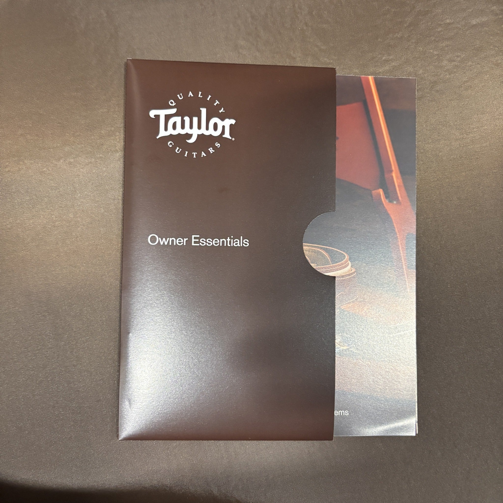 Taylor GS Mini-e Koa Natural acoustic-electric guitar Owner Essentials booklet and documentation packet