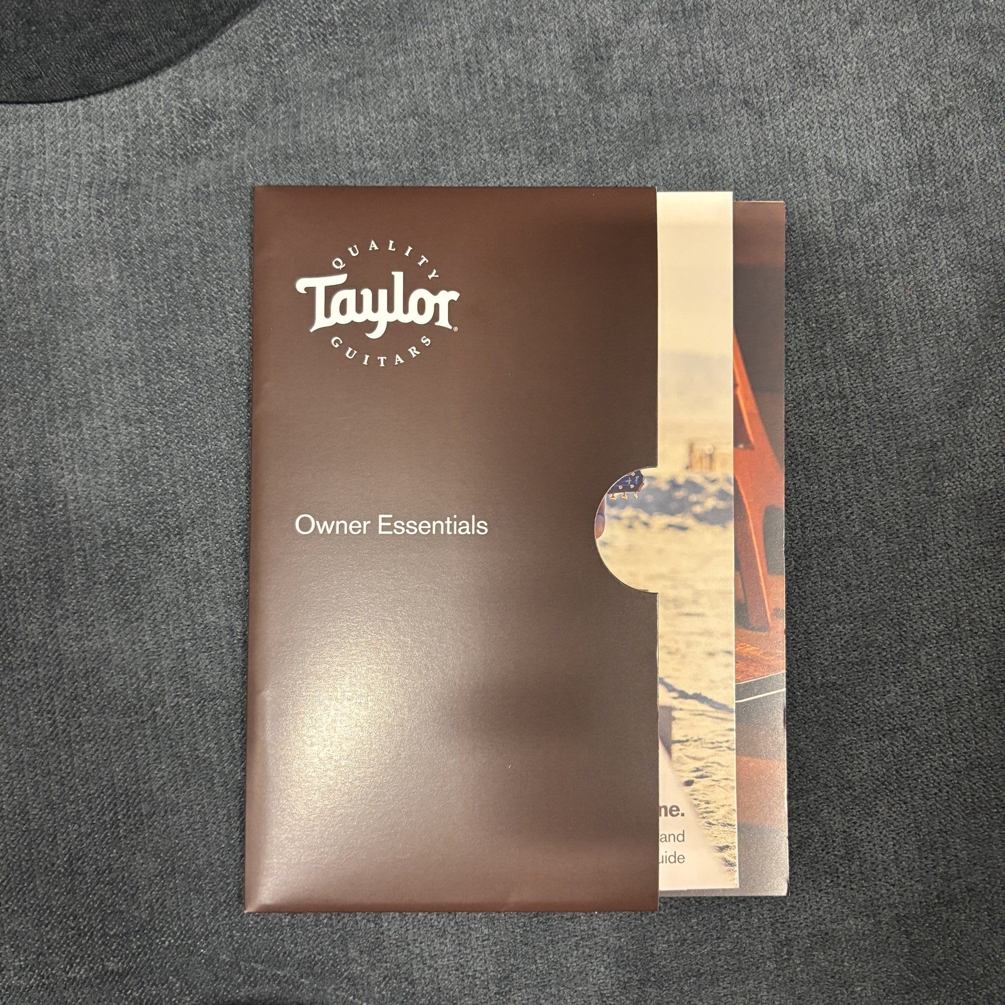 Taylor 714e Gold Label Natural acoustic-electric guitar Owner Essentials booklet and documentation packet