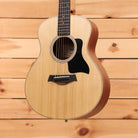 Taylor GS Mini acoustic guitar natural finish spruce top with black pickguard and layered sapele back and sides