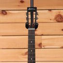 Eastman E10P-TC Natural parlor acoustic guitar with dark rosewood fretboard and slotted headstock with chrome tuners