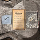 Eastman AC522CE-GB Goldburst acoustic-electric guitar certificate of authenticity with polishing cloth and hardware accessori