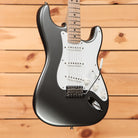 Fender Eric Clapton Stratocaster electric guitar Pewter finish with three Noiseless single-coil pickups and maple neck