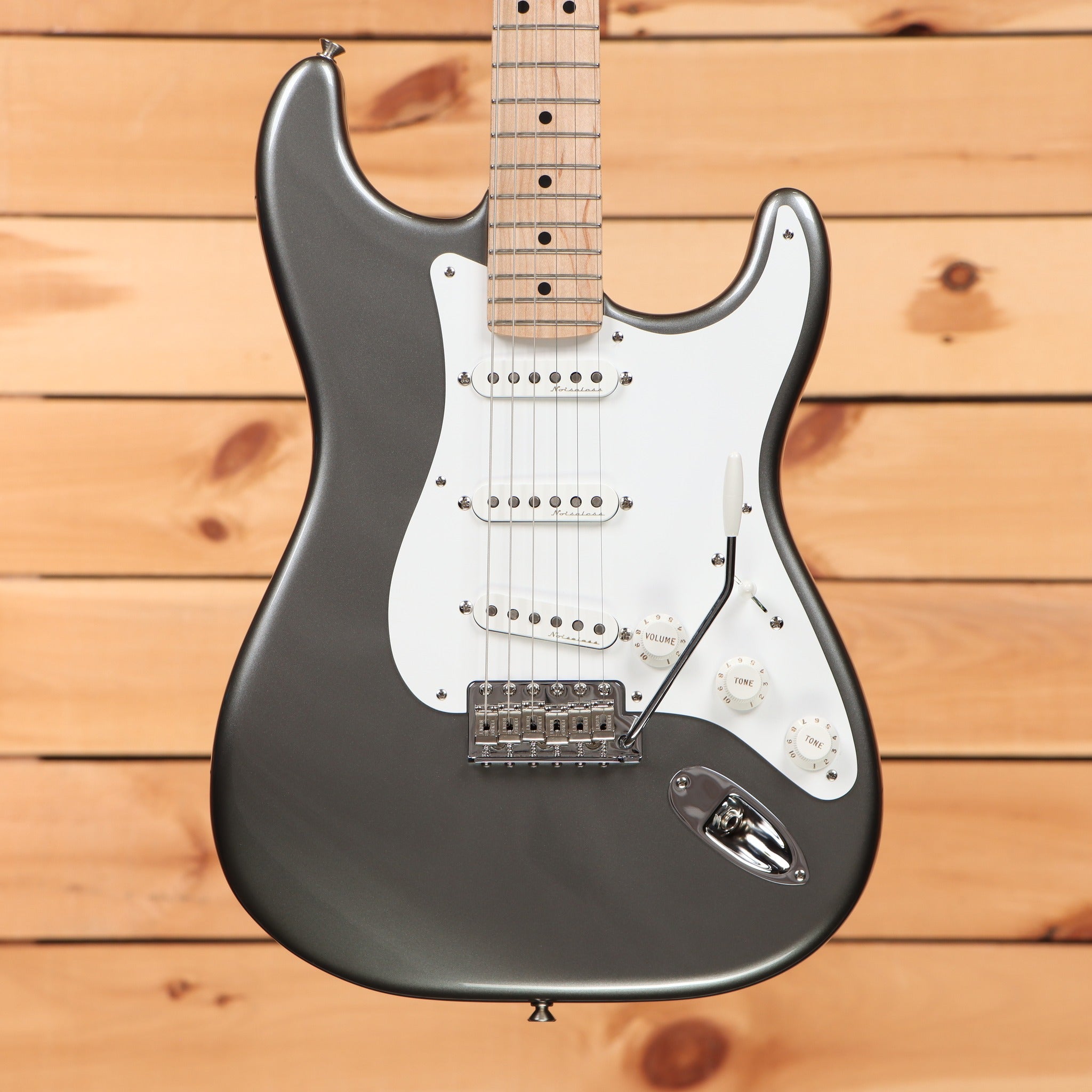 Fender Eric Clapton Stratocaster electric guitar Pewter finish with triple single-coil pickups and maple neck