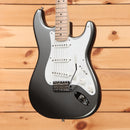 Fender Eric Clapton Stratocaster electric guitar Pewter finish with three Noiseless single-coil pickups and maple neck