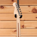 Fender Eric Clapton Stratocaster electric guitar Pewter with maple neck and chrome tuners rear headstock view