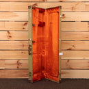 Fender Eric Clapton Stratocaster guitar case tweed exterior with orange velvet interior open view