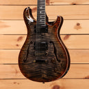 PRS McCarty 594 Hollowbody II Wood Library semi-hollow electric guitar Charcoal Cherry Burst with flamed maple top