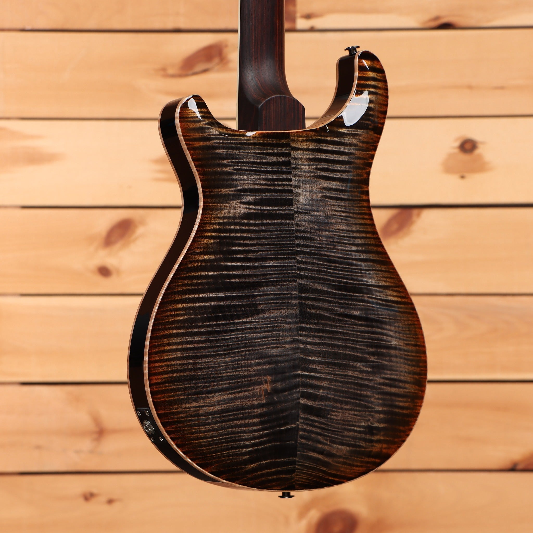 PRS McCarty 594 Hollowbody II Wood Library electric guitar Charcoal Cherry Burst with flamed maple back