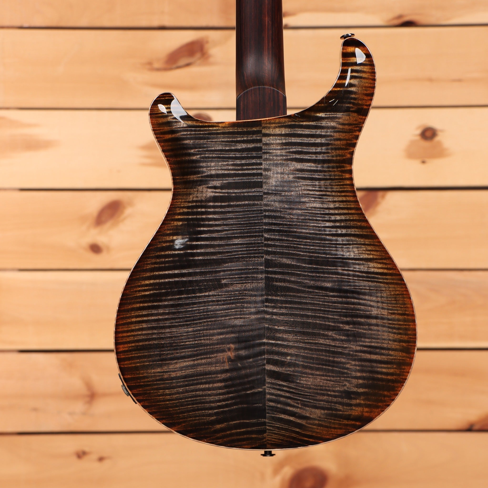 PRS McCarty 594 Hollowbody II Wood Library electric guitar Charcoal Cherry Burst with flamed maple back
