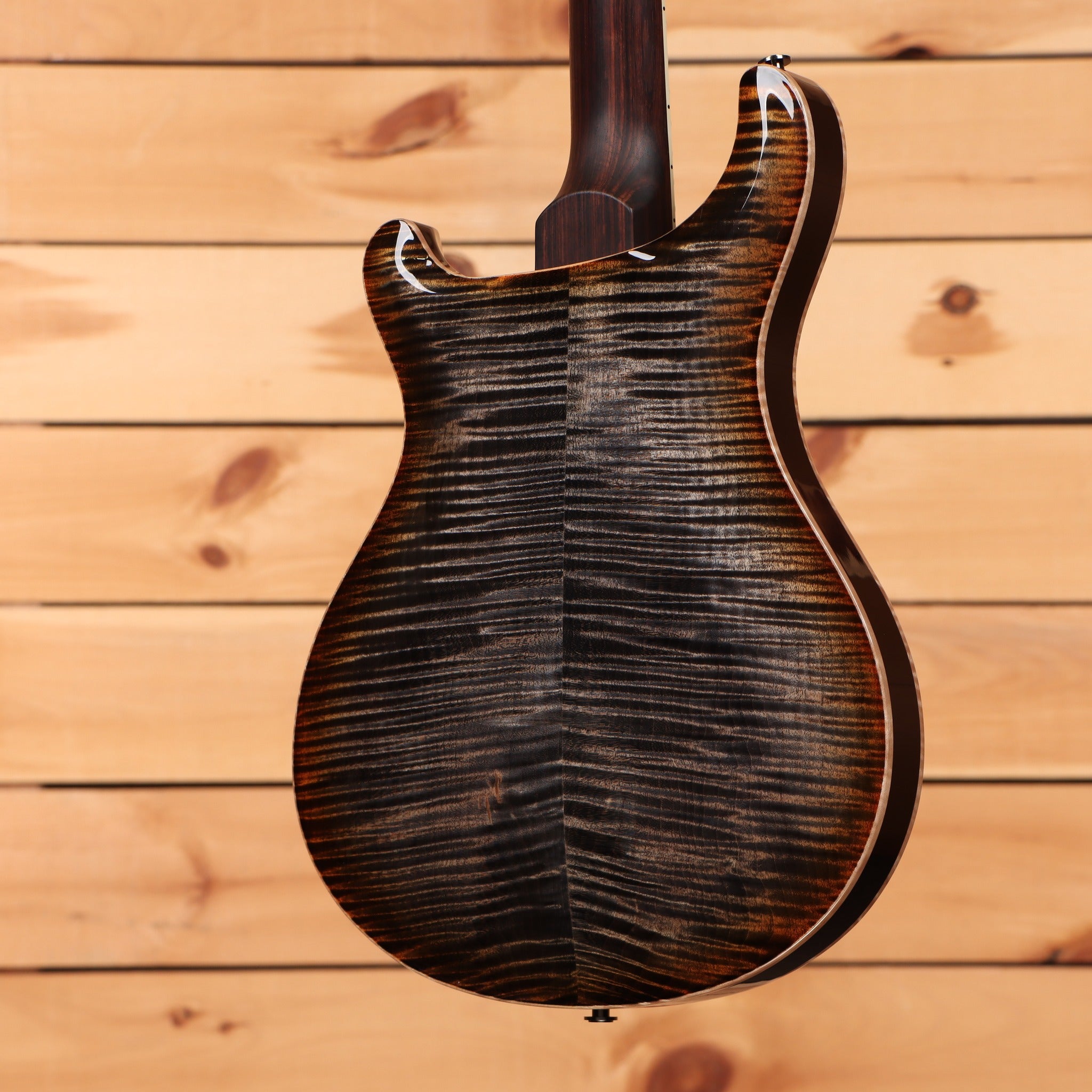 PRS McCarty 594 Hollowbody II Wood Library electric guitar Charcoal Cherry Burst with figured maple back