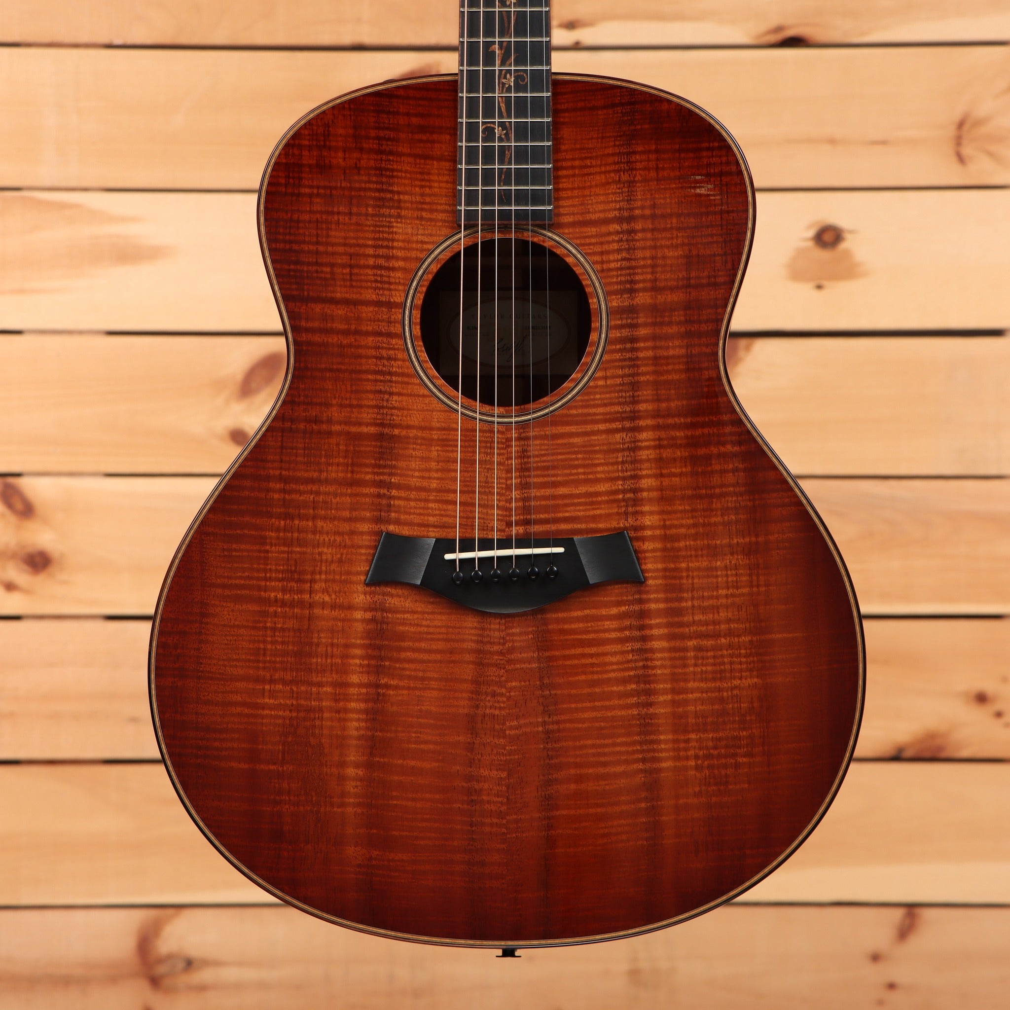 Taylor K28e Shaded Edgeburst dreadnought acoustic-electric guitar with figured koa top and ebony fretboard