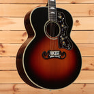 Gibson Pre-War SJ-200 Rosewood jumbo acoustic guitar Vintage Sunburst with ornate floral pickguard inlay and mustache bridge