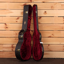 Taylor 414ce Next Generation guitar hardshell case black exterior red velvet interior with gold latches