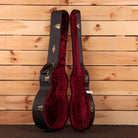 Taylor 414ce Next Generation guitar hardshell case black exterior red velvet interior with gold latches