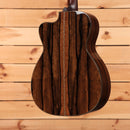 Bourgeois Touchstone Soloist OMC acoustic-electric guitar Natural with striped ebony back and venetian cutaway