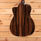 Bourgeois Touchstone Soloist OMC acoustic-electric guitar Natural with striped ebony back and venetian cutaway