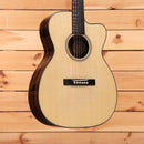 Bourgeois Touchstone Soloist OMC acoustic-electric guitar Natural with Sitka spruce top and cutaway body