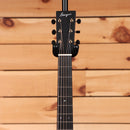 Bourgeois Touchstone Soloist OMC acoustic guitar Natural with ebony fretboard and diamond inlays gold tuners