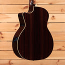 Eastman AC422CE acoustic-electric guitar Natural with cutaway and rosewood back and sides with cream binding