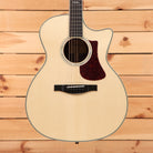 Eastman AC422CE Grand Auditorium acoustic-electric guitar Natural finish with venetian cutaway and tortoise pickguard