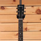Eastman E3DE dreadnought acoustic guitar Natural finish with dark ebony fretboard and dot inlays