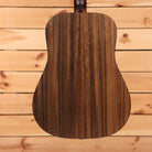 Eastman E3DE dreadnought acoustic guitar Natural finish with striped ebonized back