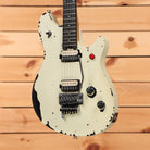 EVH LTD Wolfgang Special 2015 Tour electric guitar Distressed Ivory with dual humbuckers and Floyd Rose tremolo