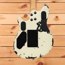 EVH LTD Wolfgang Special 2015 Tour electric guitar Distressed Ivory heavy relic finish with black back plates