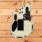 EVH LTD Wolfgang Special 2015 Tour electric guitar Distressed Ivory heavy relic finish with black back plates