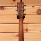Martin 00-18 Joe Bonamassa 1937 Sunburst acoustic guitar mahogany neck with chrome tuners rear headstock view