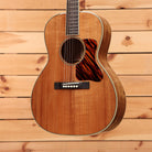 Bourgeois Downeast LDB Hawaiian Blues acoustic parlor guitar Natural finish with figured koa top and tortoise pickguard